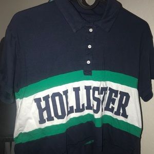 HOLLISTER Button Crop Top